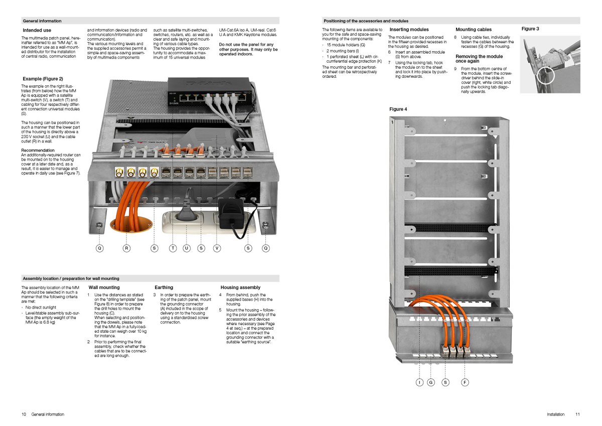 Rutenbeck AP Multimedia Patch Panel